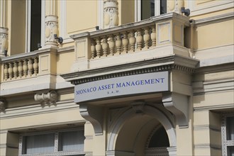 Facade of Monaco Asset Management in the Carre d'Or