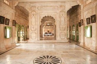 Interior of the Jaswant Thada mausoleum