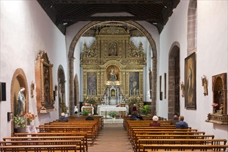 Inside the church Iglesia de Nuestra Senora de los Dolores