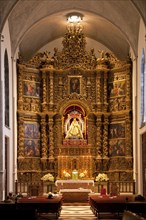 Altar of Virgen de los Remedios inside the cathedral Nuestra Senora de los Remedios