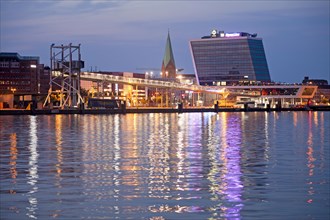 Cityscape with Kiel Fjord