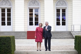 German president Joachim Gauck and his partner Daniela Schadt