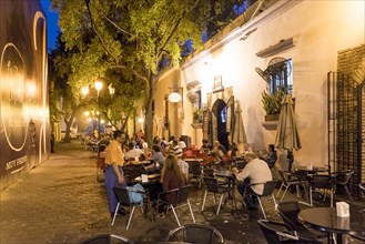 Sidewalk cafe SegaZona in the Zona Colonial old town