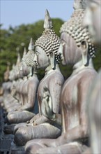 Buddha statues at Seema Malakaya Meditation Centre