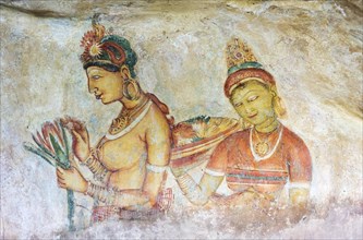 Sigiriya wall frescoes