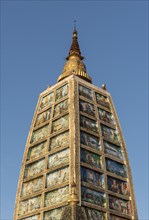 Replica of the Mahabodhi Temple at Shwedagon Pagoda