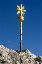 Gilded summit cross