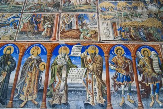 Orthodox wall paintings at the Saint Jovan Bigorski Monastery