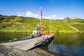 Ferry crossing the Moselle