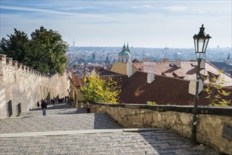 Stairway leading up to the Prague castle