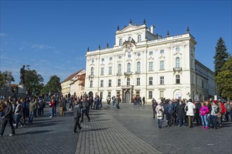 Square before the Prague castle