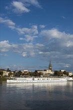 River cruise ship on the Dordogne river