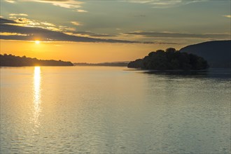 Sunset over the Danube