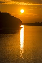 Sunset over the Danube