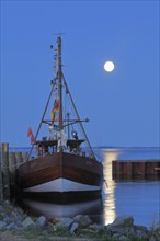 Fishing boat in harbor