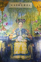 Colorful portrait of Cixi