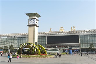 Central station with clock tower