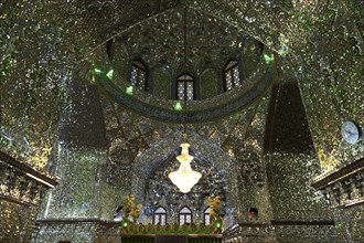 Glistening interior with mirror mosaics