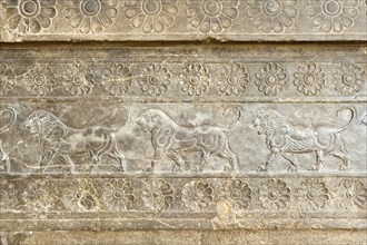 Ancient relief of the Achaemenid