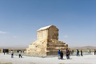 Tourists at the Tomb of Cyrus II