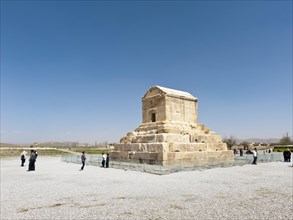 Tourists at the Tomb of Cyrus II