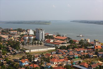 Views of Mekong river and the city