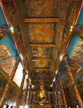 Bronze Statue and ceiling paintings
