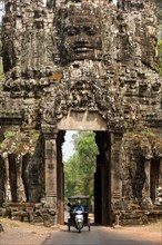 Victory Gate in the east of Angkor Thom