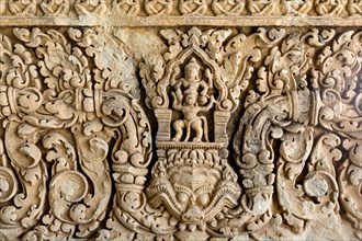 Detail of a lintel in the Phimai National Museum
