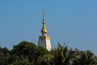 Top of Wat Phra That Nong Bua stupa in Bodhgaya