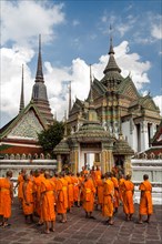 Monks visiting Wat Pho