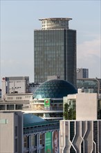 Skyline with Canadia Bank Tower and Sorya Shopping Mall