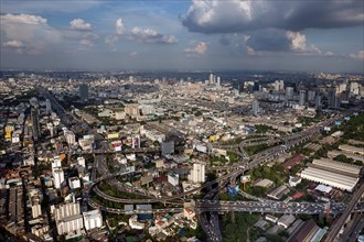 View of city from Baiyoke Tower