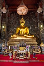 Phra Si Sakyamuni Buddha in Wihan Luang Hall