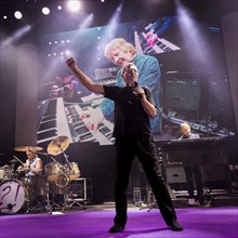 Singer Ian Gillan of the rock band Deep Purple