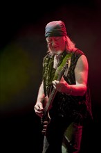 Bass player Roger Glover David of the rock band Deep Purple