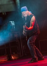Bass player Roger David Glover of the rock band Deep Purple
