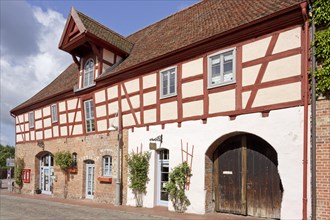 Old half-timbered house