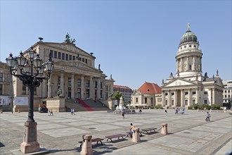 Konzerthaus Berlin concert hall and French Cathedral