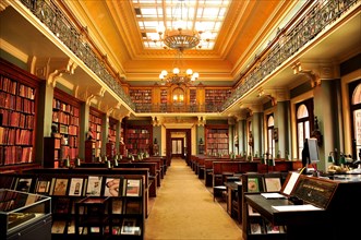 Reading room in the Library