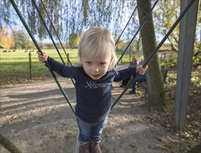Toddler in the playground