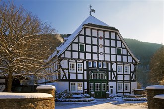 Half-timbered house in Saalhausen