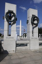 Obelisk and World War II Memorial