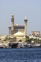 Mosque Al Bastakiya on Creek river
