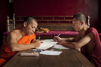 Two Laotian monks