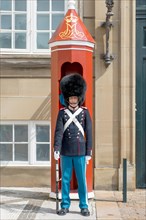 Guard at the Amalienborg palace