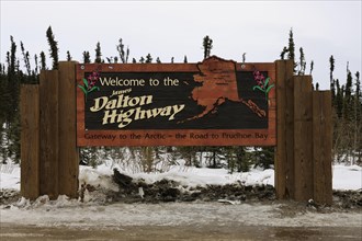 Dalton Highway sign