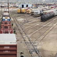 The Union Pacific Denver North Rail Yard