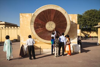 Sundial in the astronomy complex Jantar Mantar