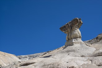 Rock formation caused by erosion